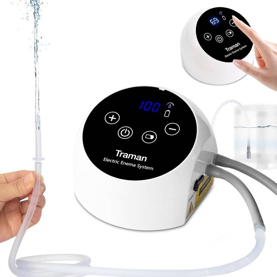 new Enema-Kit, Detox-Enemas for Colon-Cleanse for Women Men, Coffee Enema Coffee-Organic Cleanse Kit, Electric Water Flow Speed Control with LCD Displ