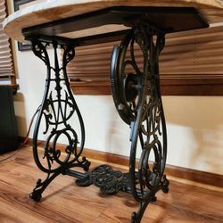 Antique Sewing Machine Table