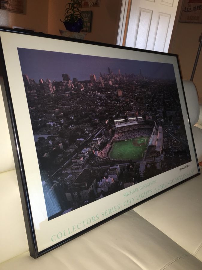 A Chicago Skyline-Collectors Series / City Lights-Wrigley Park by Michael Gustafson