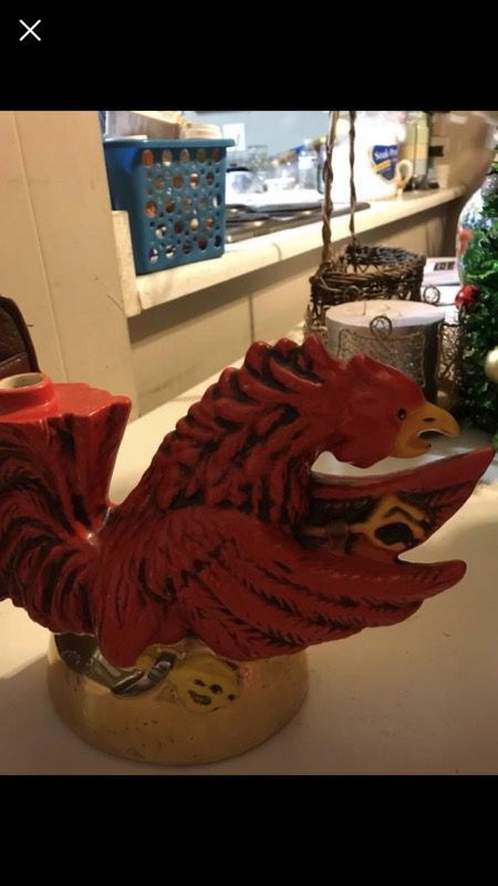 1970 Ezra Brooks Gamecock Decanter