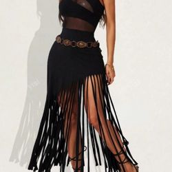 Women's Sexy Retro Fringe Dress
