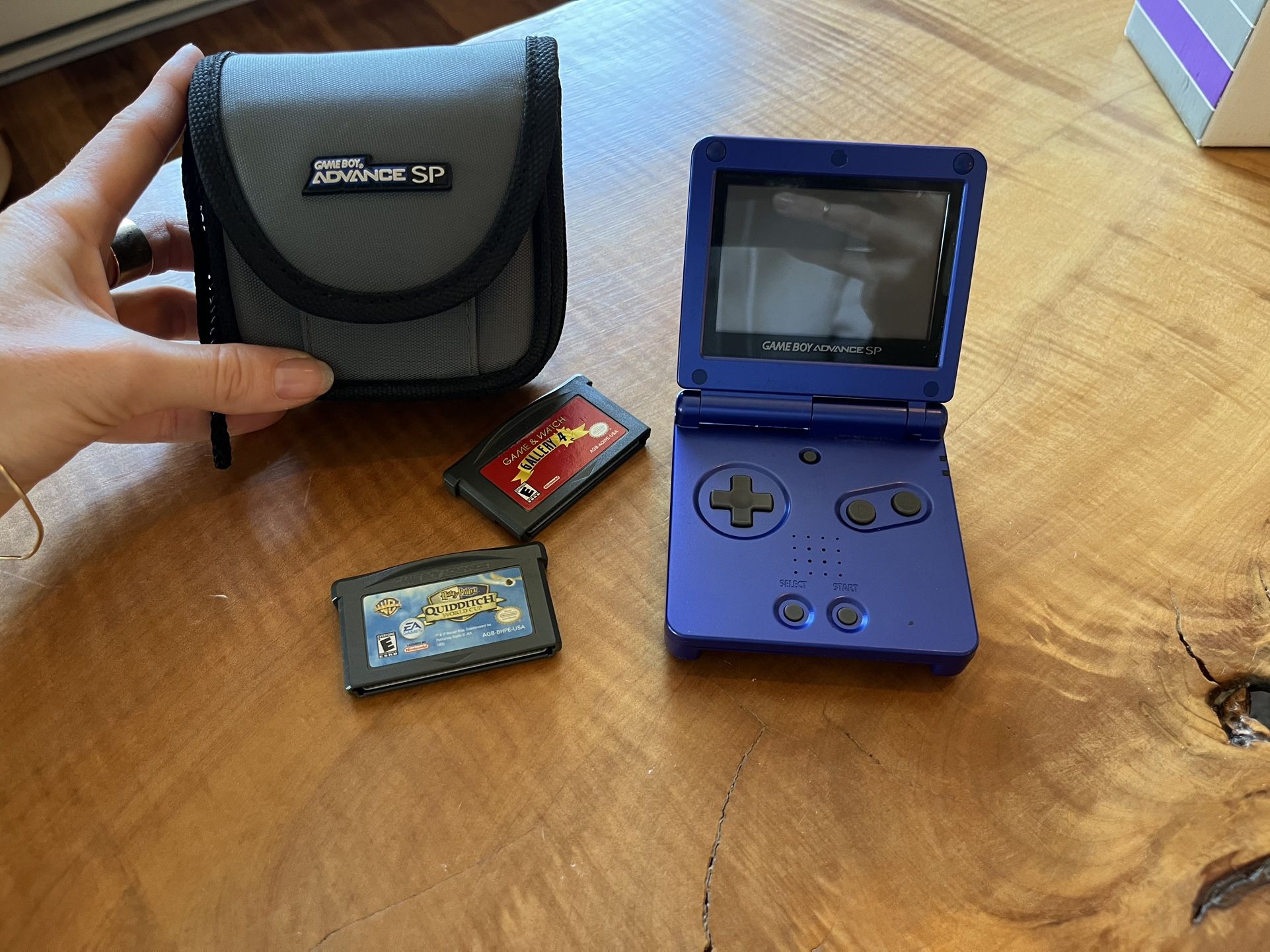 Game Boy Advance SP w/ 2 Games!