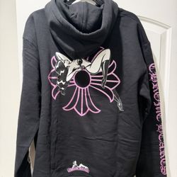 CHROME HEARTS DEADLY DOLL HOODIE SIZE MEDIUM