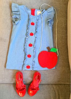 Mia Bella Dress and Apple Purse and Mini Melissa Shoes