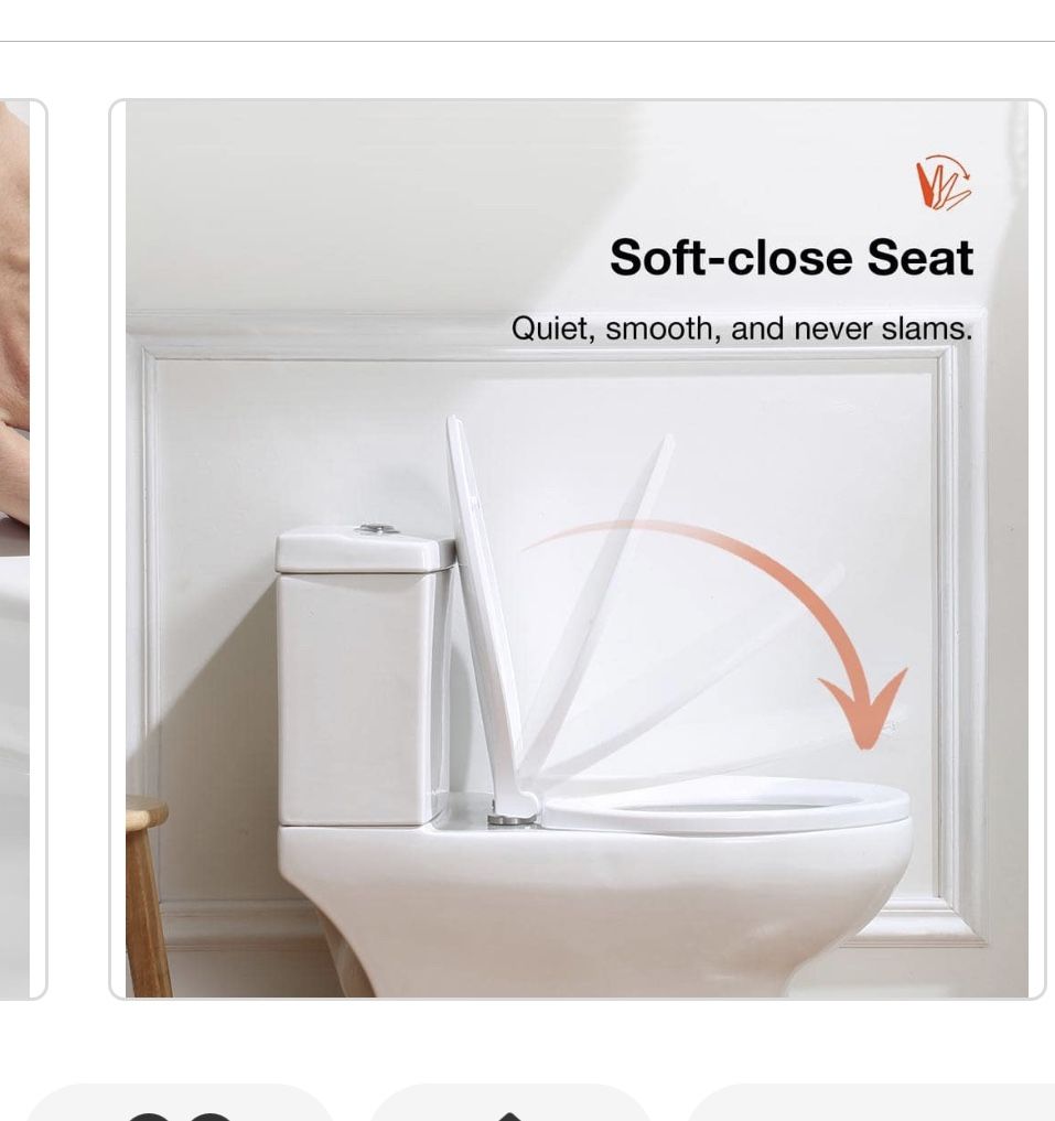 Glacier Bay Beck 2Piece 1/1.6 GPF Dual Flush Elongated Toilet in White