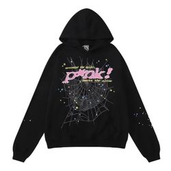 Pink Spider Hoodie 