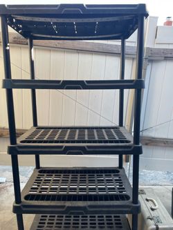 5 tiers storage rack hold up to 200 lbs