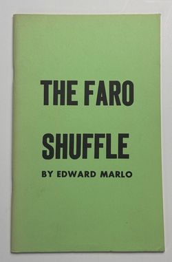 The Faro Shuffle Marlo Card Technique Card Magic Leisure PB