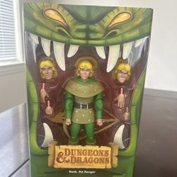 Dungeons and Dragons Ultimates Hank The Ranger 7” Action Figure 