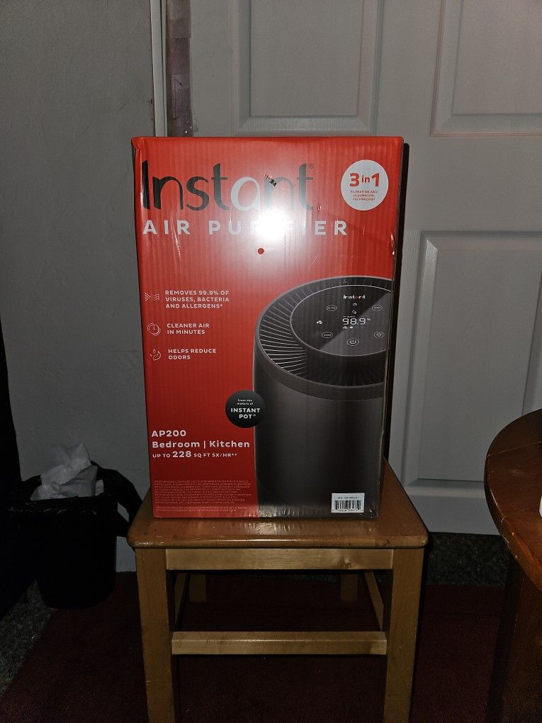 Instant Air Purifier 3 In 1 Bedroom  Or Kitchen 