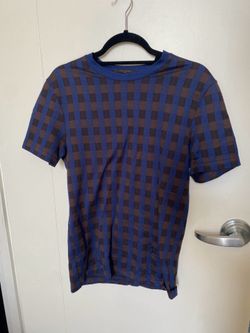 Louis Vuitton men’s Damier Navy Brown t shirt