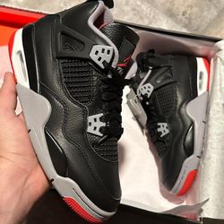 Nike Air Jordan 4  Bred Reimagined 