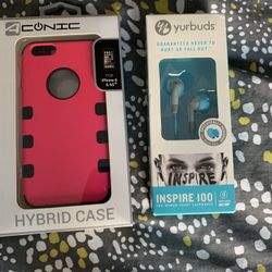 iPhone 6s Hybrid Case + Ear Plug