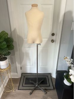 Kids mannequin torso with metal stand