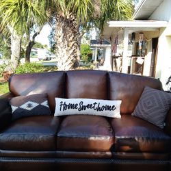 Haverty's Leather Sofa
