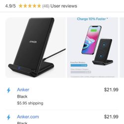 ANKER wireless Charger - 2 available