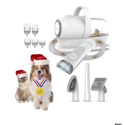 Neakasa by neabot P1 Pro Pet Grooming Vacuum Suction 99% pelo de mascotas, kit de aseo para perros con 5 herramientas profesionales de aseo para perro