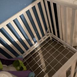 White Baby Crib 