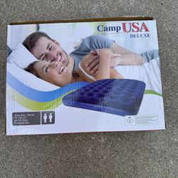New Camp USA Deluxe Queen Air Mattress – In Box