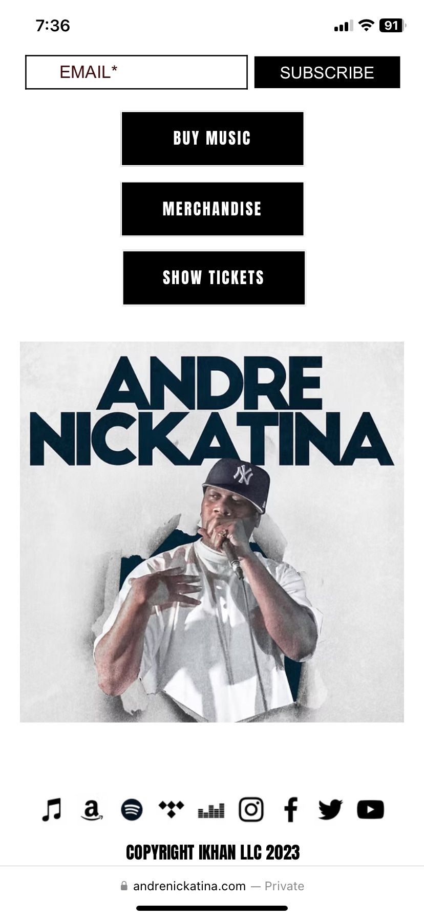 Andre Nickatina New Years Eve Concert San Francisco