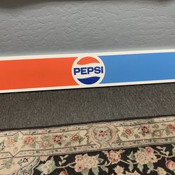 Vintage Metal Pepsi Sign