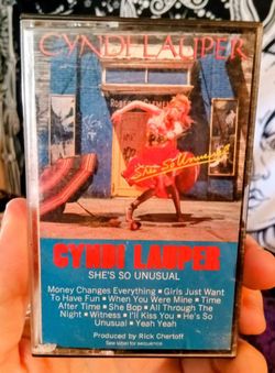 Cyndi lauper cassette tape