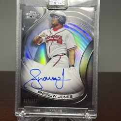 2022 Topps Chrome Black Andruw Jones /150