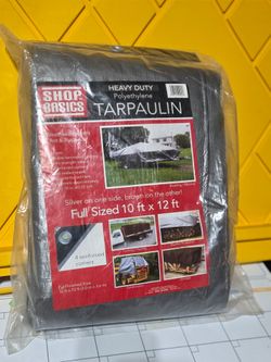 Shop Basics Heavy Duty Tarpaulin 10ft x 12ft
