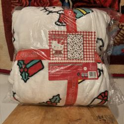 Hello Kitty Christmas blanket 