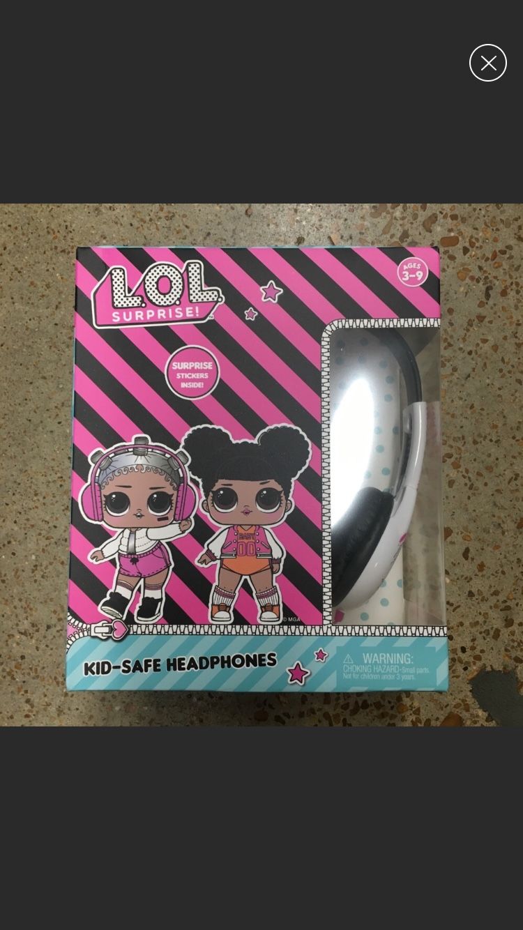 NWT L.O.L kids headphone