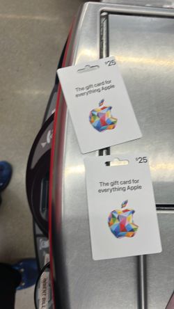 Apple G I F T C A R D S 2 $25 ONLY $40 