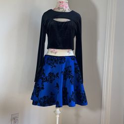 Jodi Christopher Formal 2-Piece Set Floral Skirt