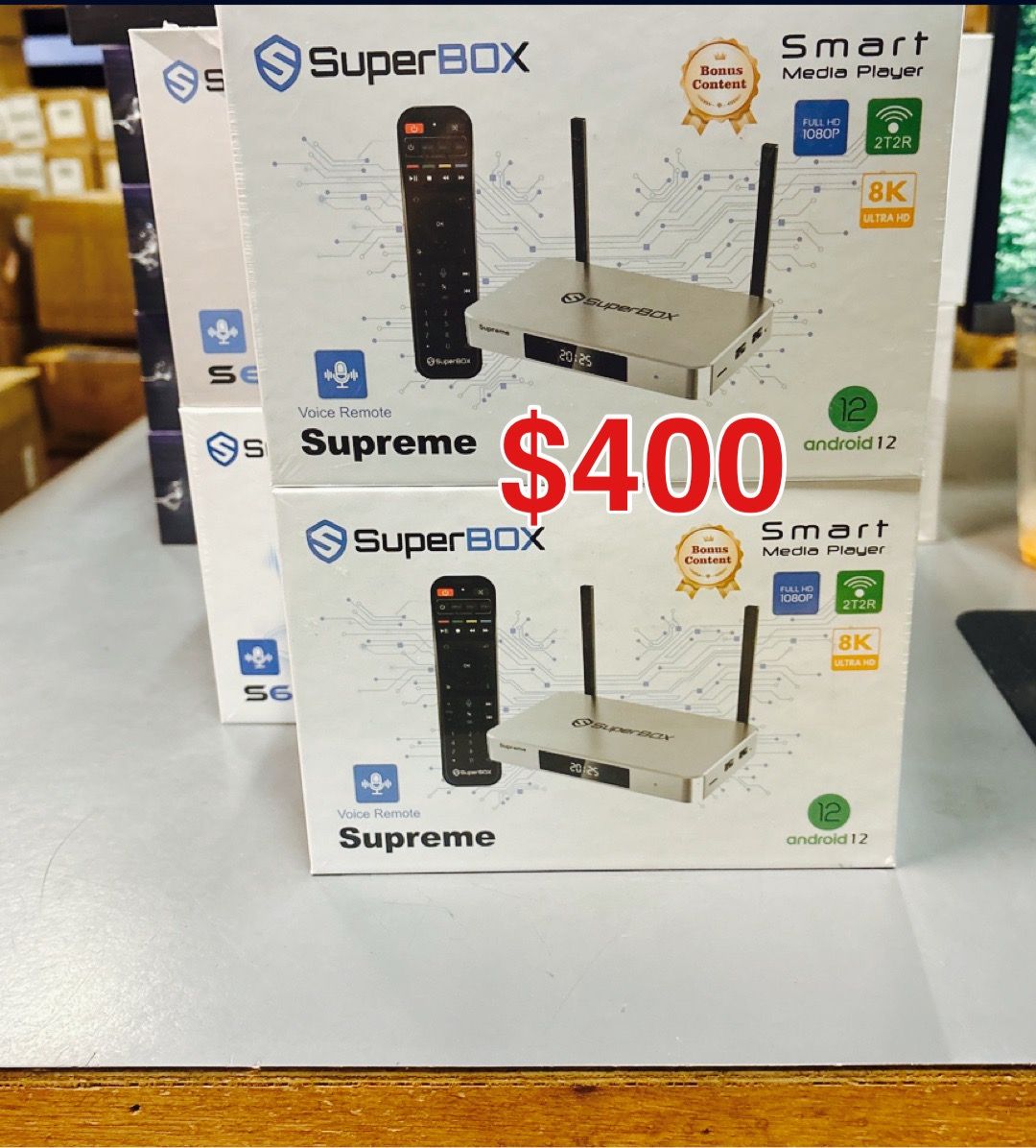 Superbox S6 supreme new 2024 Model Wholesale reseller S6 Ultra super box