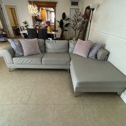 Gray Sectional couch