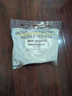 Whirlpool Water Pump  Wp(contact info removed)