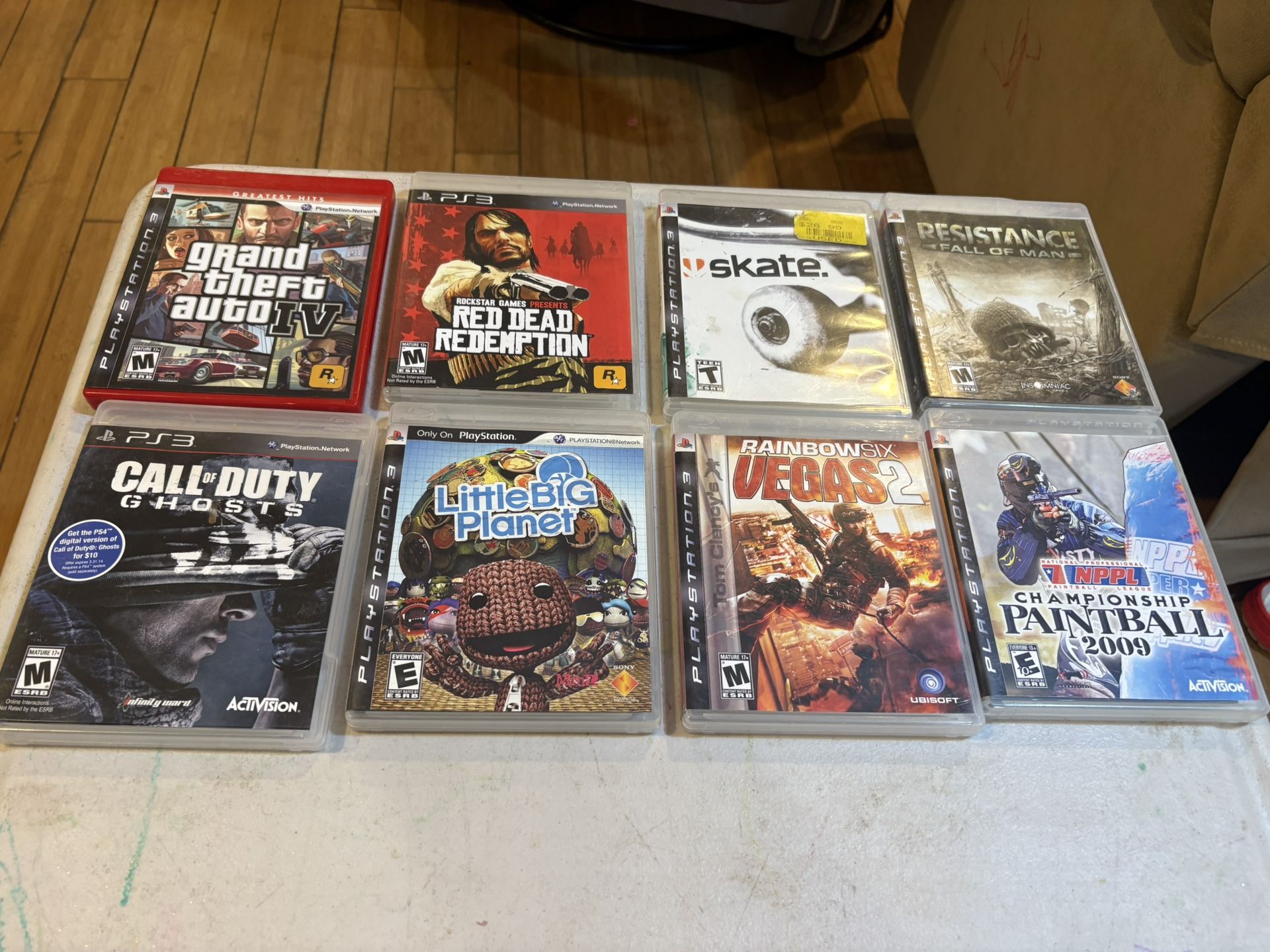 Collection Of Vintage Ps3 Games
