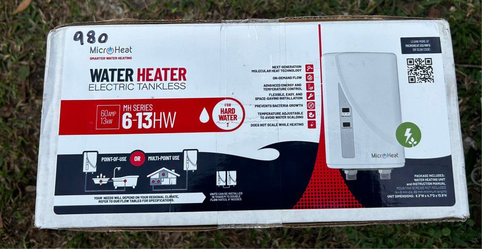 Water heater Tankless NEW (JVIS USA)