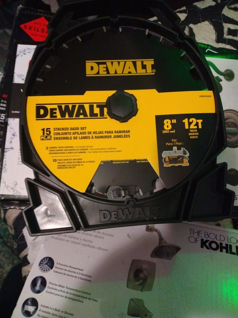 DeWalt 8" 12T 10 Piece