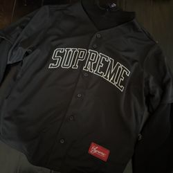 Supreme White Sox Hoodie Brand New m