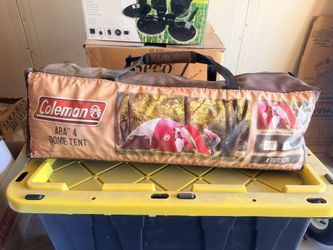Coleman ARA 4 Dome Tent Like New