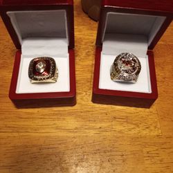 Patrick Mahomes And Len Dawson Replica Rings