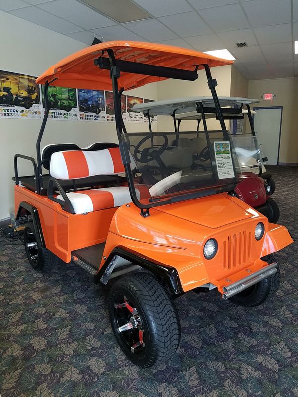 Orange Willy's Jeep Golf Cart for Sale in Englewood, FL OfferUp