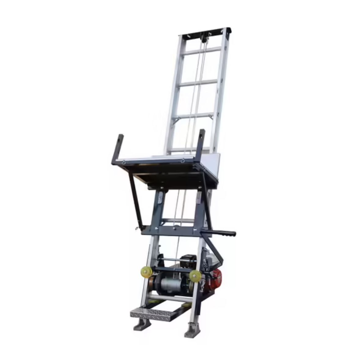 TranzSporter TP400 Ladder Hoist And Safety Hoist HD-A002 8' Track Section w/Splice Plates | For Hoists with 400 lb Capacity and over
