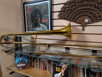 King Cleveland Brass Trombone Instrument Slide Trombone Professional Band Horn