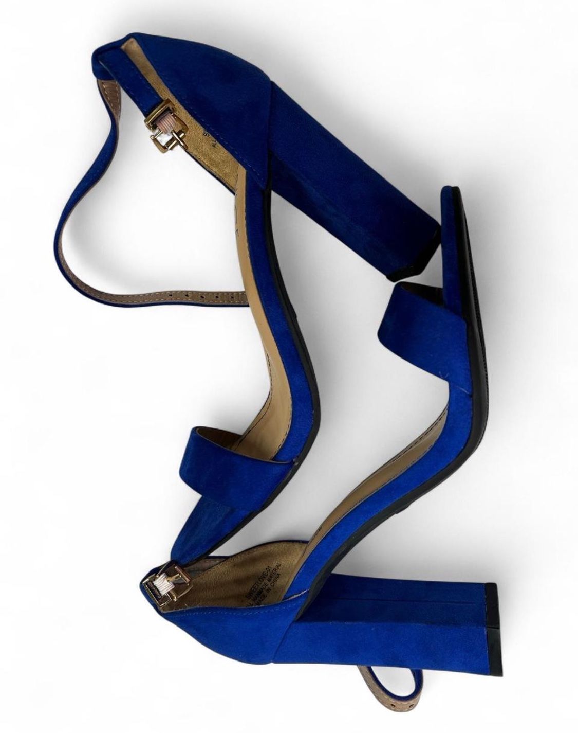 Blue Suede Heels