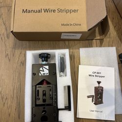 Manual Wire Stripping Machine Gauge Wire 0.06-1'', Scrapping Copper Wire Stripper with Replacement Blades, Drill Powered Hand Crank Wire Stripper Tool