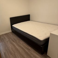 Queen Size Bed + Mattress 