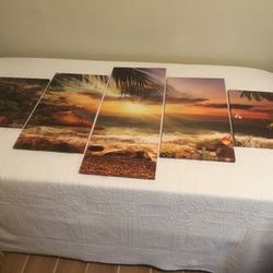 5 PIECE CANVAS MODERN ART WORK 