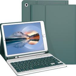 Keyboard Case for iPad Mini 5th & Mini 4th Generation 7.9 Inch [Magnetic Detachable Wireless Keyboard][Support 3 System] Flip Stand Case with Pencil H