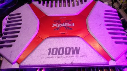 Sony xplod. XM-2165gtx 1000watt amplifier